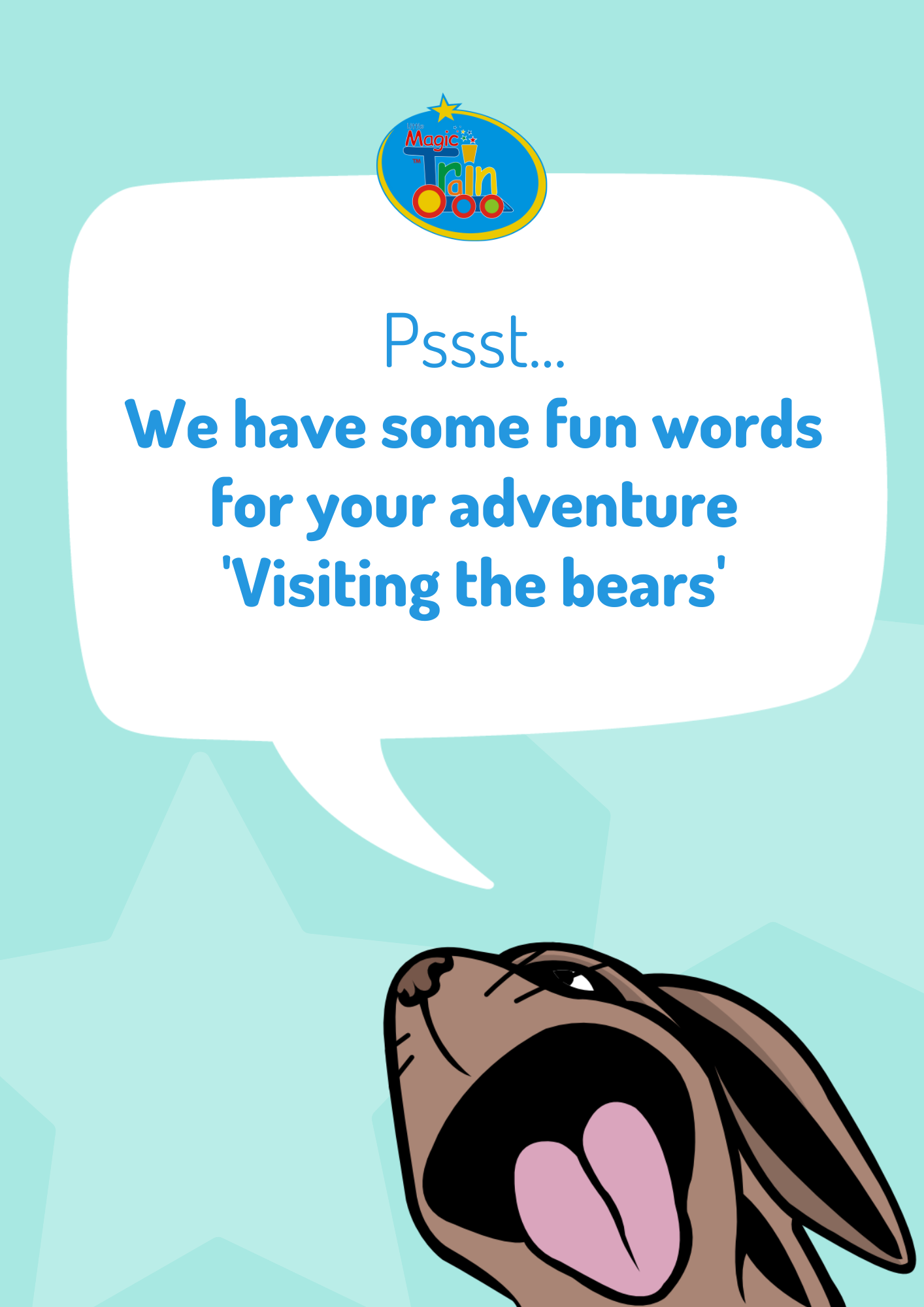 shop image Visting the bears adventure – vocab list