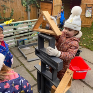 Making a home for the bears Making a home for the bears